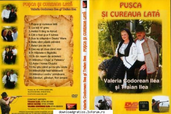 size:     700 mb
format:   pusca si cureaua lat - valeria codreanu ilea si traian ilea dvdrip