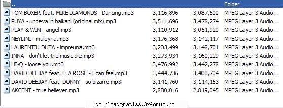 top fresh romanian hits (april '09) dintre cele mai noi hituri ale artistilor romani, care acum