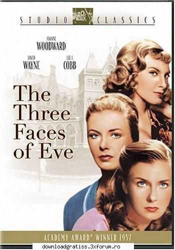 the three faces eve (1957) dvd oscar. another wins & strangest true experience young girl love