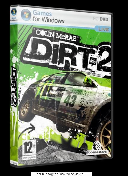 colin mcrae dirt year: 2009genre: arcade racing (cars) pcminimum system os: windows windows vista