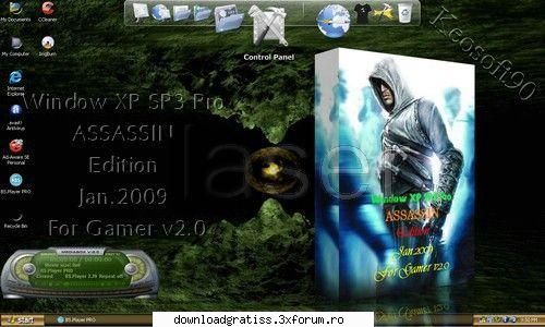 window sp3 pro assassin edition 2009 for gamer v2.0 window sp3 pro assassin edition 2009 for gamer
