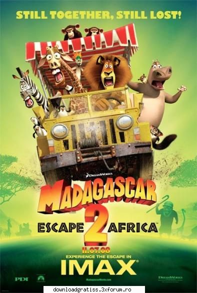 25.000 136 xvid at 1004 

the sequel of the first movie, the new york zoo animals, alex the the the