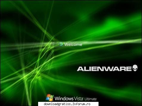 vista with alienware theme and media center style