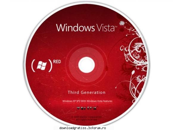 windows sp3 vortex vista third generation 