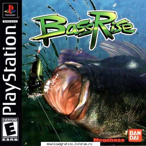 bassrise fishing (u) (psx) realistic bass fishing without water! features include: levels and four