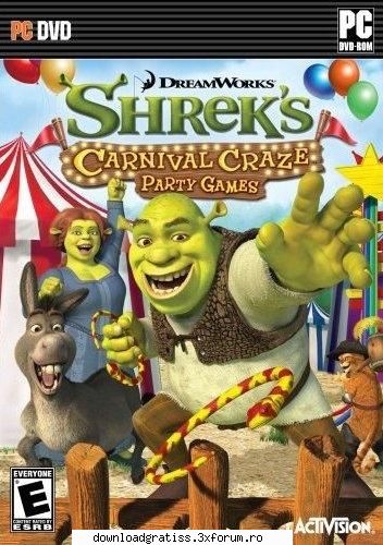 shrek's carnival craze | 2008 | rip | rs/es link | 260 mb

    * * featuring cast favorites from all