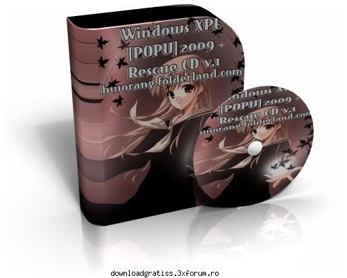 windows xpe (popu) 2009 rescue v.1 [live cd] rescue has 666 storage (good number) for you use the