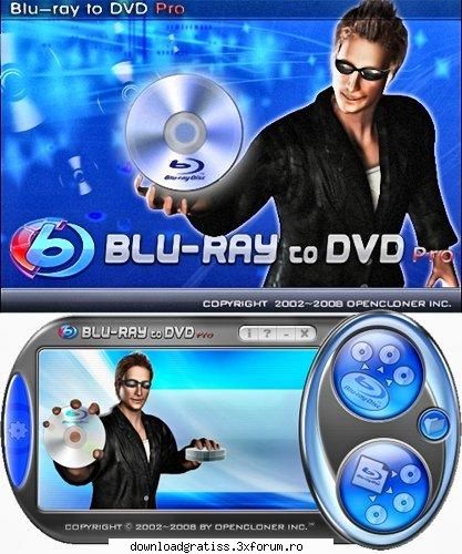 blu-ray dvd pro 1.3   perfectly splits and burns blu-ray movie multiple dvds    1:1