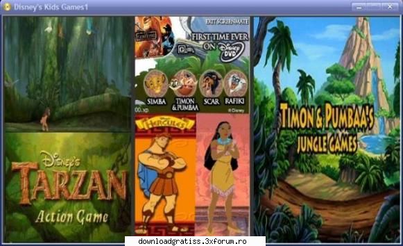 Disney Kids Games 1 - 26in1 (AIO) - Info: Code: Games included in this package - Jocuri Full