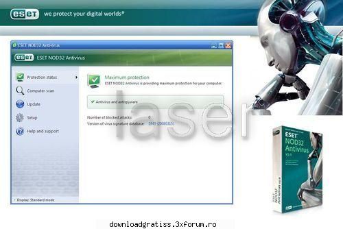 ESET NOD32 Antivirus 4.0.68 BETA - ESET NOD32 Antivirus System - Integrated - Full Software