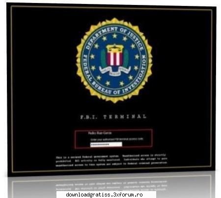 FBI Terminal XP Logins for Windows XP - volcana23 - Full Software