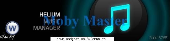 Helium Music Manager - Helium Music Manager is a music manager for - Full Software
