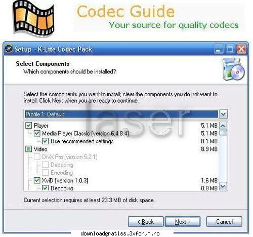 K-Lite Codec Pack 4.4.5 - K-Lite Codec Pack is a collection of codecs - Full Software