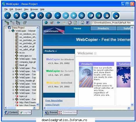 MaximumSoft WebCopier Pro 5.0 - WebCopier Pro�, based on award-winning WebCopier� - Full Software