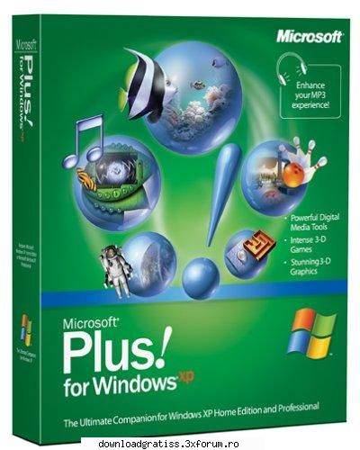 Microsoft Plus! for Windows XP - Enjoy stunning screen savers and themes, play - Full Software