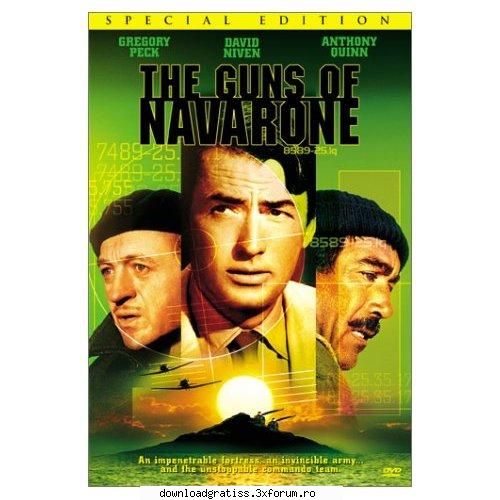 The Guns of Navarone (1961) DVD - Genres: Action, Drama, War, Adventure Tagline - Filme vechi