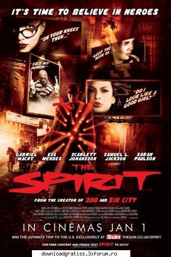 The Spirit -Telesync.XviD(2009)-Superstar - STARRING: Arthur the Cat | Dan Gerrity | Gabriel - Filme