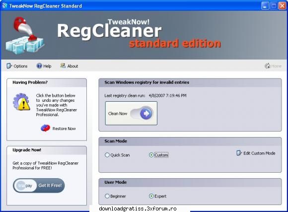 TweakNow RegCleaner Professional 3.7.2 - The Registry is a heart and soul of any Windows - Full Software
