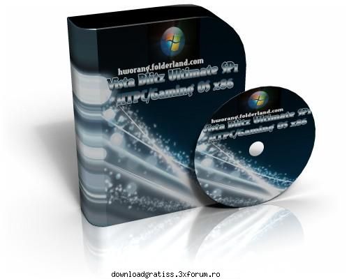 Vista Blitz Ultimate SP1 - HTPC/Gaming OS - After trying various other versions of ripped - Winows