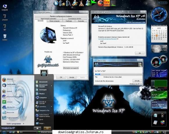 Windows Ice XP v4.1-Xx - At bootup, you will be able to install/use any of - Winows
