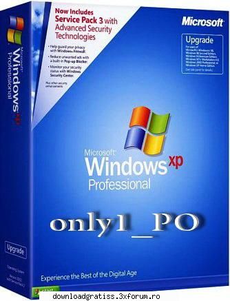 Windows XP Professional SP3 Corporate January 2009 - RELEASE INFO Release Date .... Program Type - Winows