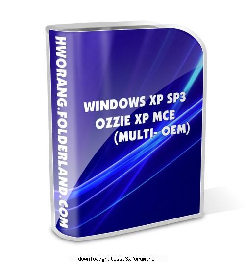 Windows XP SP3 OZZIE XP MCE (Multi - OEM) - Description Welcome to my lastest edition of - Winows
