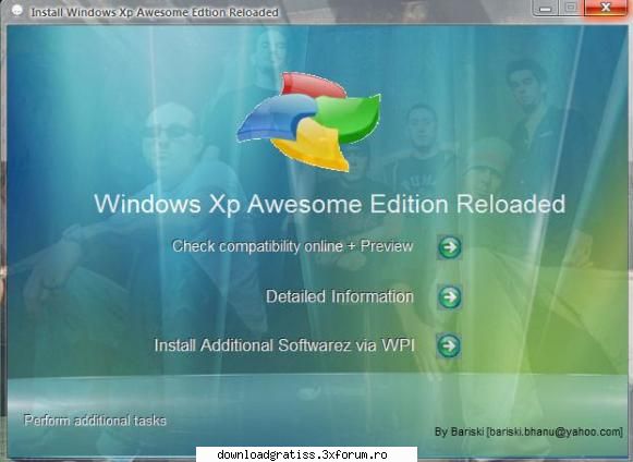 Windows Xp Awesome Edition Reloaded [Bariski V2] Fixed! - Bug Free version of Windows Xp Bariski - Winows